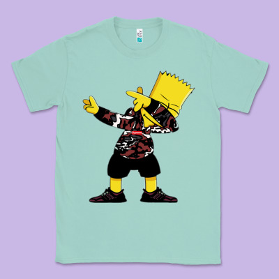 Dabbing Bart Classic Tee Designed By Artisfamous