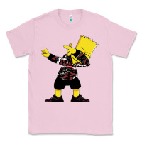 Bubblegum Pink dabbing bart Classic Tee - artisFamous