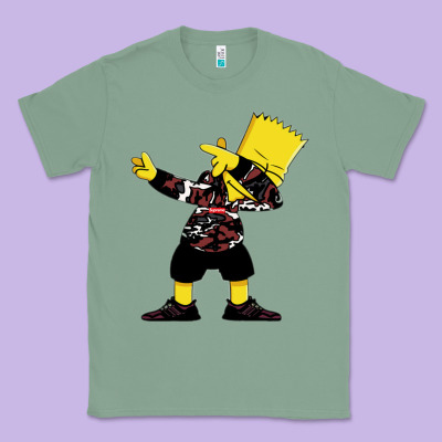 Dabbing Bart Classic Tee Designed By Artisfamous