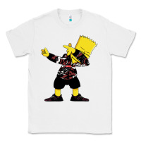 White dabbing bart Classic Tee - artisFamous