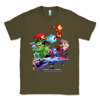 Army Green superheroes Classic Tee - artisFamous