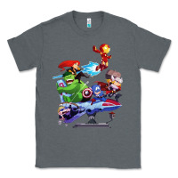 Charcoal Heather superheroes Classic Tee - artisFamous