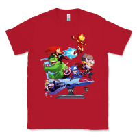 Red superheroes Classic Tee - artisFamous
