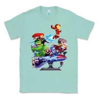 Seafoam superheroes Classic Tee - artisFamous