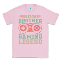 Bubblegum Pink SON BROTHER GAMING LEGEND Classic Tee - artisFamous
