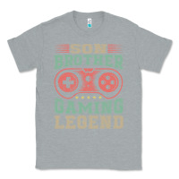 Heather Grey SON BROTHER GAMING LEGEND Classic Tee - artisFamous
