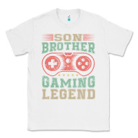 White SON BROTHER GAMING LEGEND Classic Tee - artisFamous