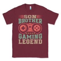 Burgundy SON BROTHER GAMING LEGEND Classic Tee - artisFamous