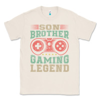 Natural SON BROTHER GAMING LEGEND Classic Tee - artisFamous