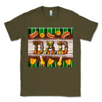 Army Green Football Dad Tumbler Classic Tee - BundleAndBundleShop