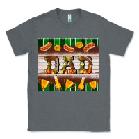 Charcoal Heather Football Dad Tumbler Classic Tee - BundleAndBundleShop