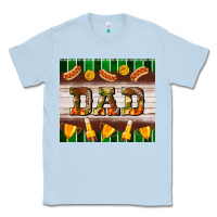 Dusty Blue Football Dad Tumbler Classic Tee - BundleAndBundleShop