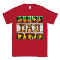 Red Football Dad Tumbler Classic Tee - BundleAndBundleShop