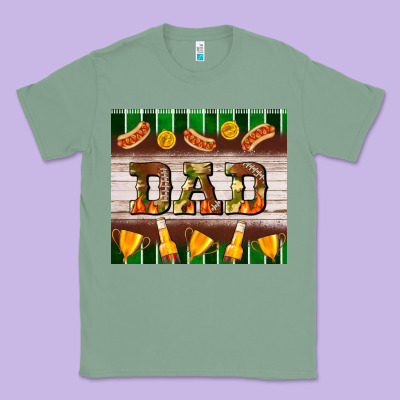 Football Dad Tumbler Classic Tee Designed By Bundleandbundleshop