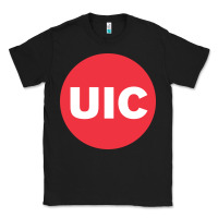 Black UIC College Classic Tee - artisFamous
