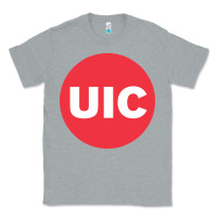 Heather Grey UIC College Classic Tee - artisFamous