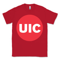Red UIC College Classic Tee - artisFamous