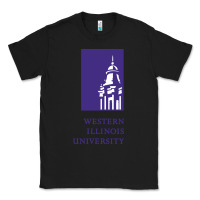 Black Western Illinois College Classic Tee - artisFamous