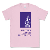 Bubblegum Pink Western Illinois College Classic Tee - artisFamous