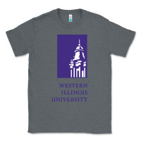 Charcoal Heather Western Illinois College Classic Tee - artisFamous