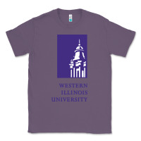 Lavender Western Illinois College Classic Tee - artisFamous
