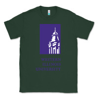Sports Green Western Illinois College Classic Tee - artisFamous