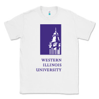 White Western Illinois College Classic Tee - artisFamous