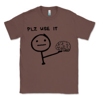 Chestnut Plz Use It Text Graphic Classic Tee - artisFamous