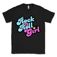 Black rock n roll girl Classic Tee - artisFamous