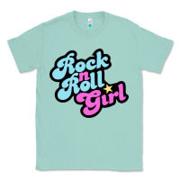 Seafoam rock n roll girl Classic Tee - artisFamous