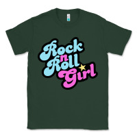 Sports Green rock n roll girl Classic Tee - artisFamous