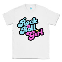 White rock n roll girl Classic Tee - artisFamous