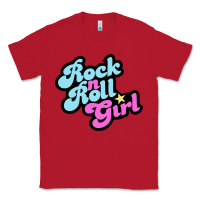 Red rock n roll girl Classic Tee - artisFamous