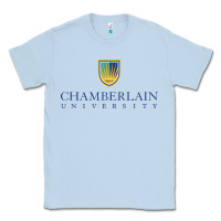 Dusty Blue Chamberlain College Nursing Classic Tee - artisFamous