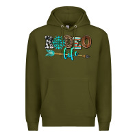 Army Green rodeo life with gemstone Premium Hoodie - AdoDesignShop