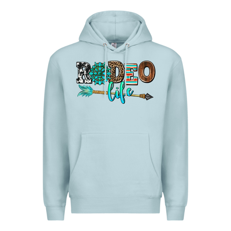 Rodeo Life With Gemstone Premium Hoodie by AdoDesignShop | Teevron