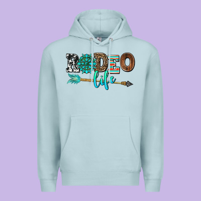 Rodeo Life With Gemstone Premium Hoodie Designed By Adodesignshop