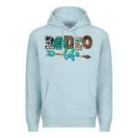 Blue Mist rodeo life with gemstone Premium Hoodie - AdoDesignShop
