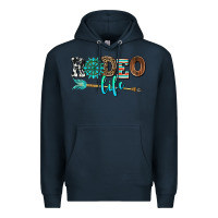 Navy rodeo life with gemstone Premium Hoodie - AdoDesignShop