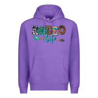 Purple rodeo life with gemstone Premium Hoodie - AdoDesignShop