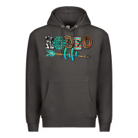 Smoke rodeo life with gemstone Premium Hoodie - AdoDesignShop