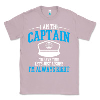 Lilac captain funny boating sailing Classic Tee - artisFamous