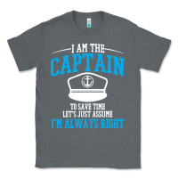 Captain Funny Boating Sailing Classic Tee | Teevron
