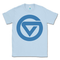 Dusty Blue Grand Valley College Classic Tee - artisFamous