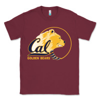 Burgundy cal col golden Classic Tee - artisFamous