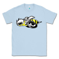Dusty Blue super bee Classic Tee - artisFamous