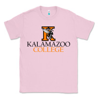 Bubblegum Pink Kalamazoo College Classic Tee - artisFamous