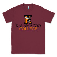 Burgundy Kalamazoo College Classic Tee - artisFamous