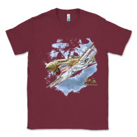 Burgundy flying tigers Classic Tee - artisFamous