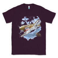 Plum flying tigers Classic Tee - artisFamous